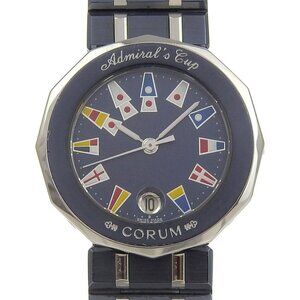 CORUM Admirals cup Watches 39.610.30.V50 NavyDial Stainless Steel/Gun